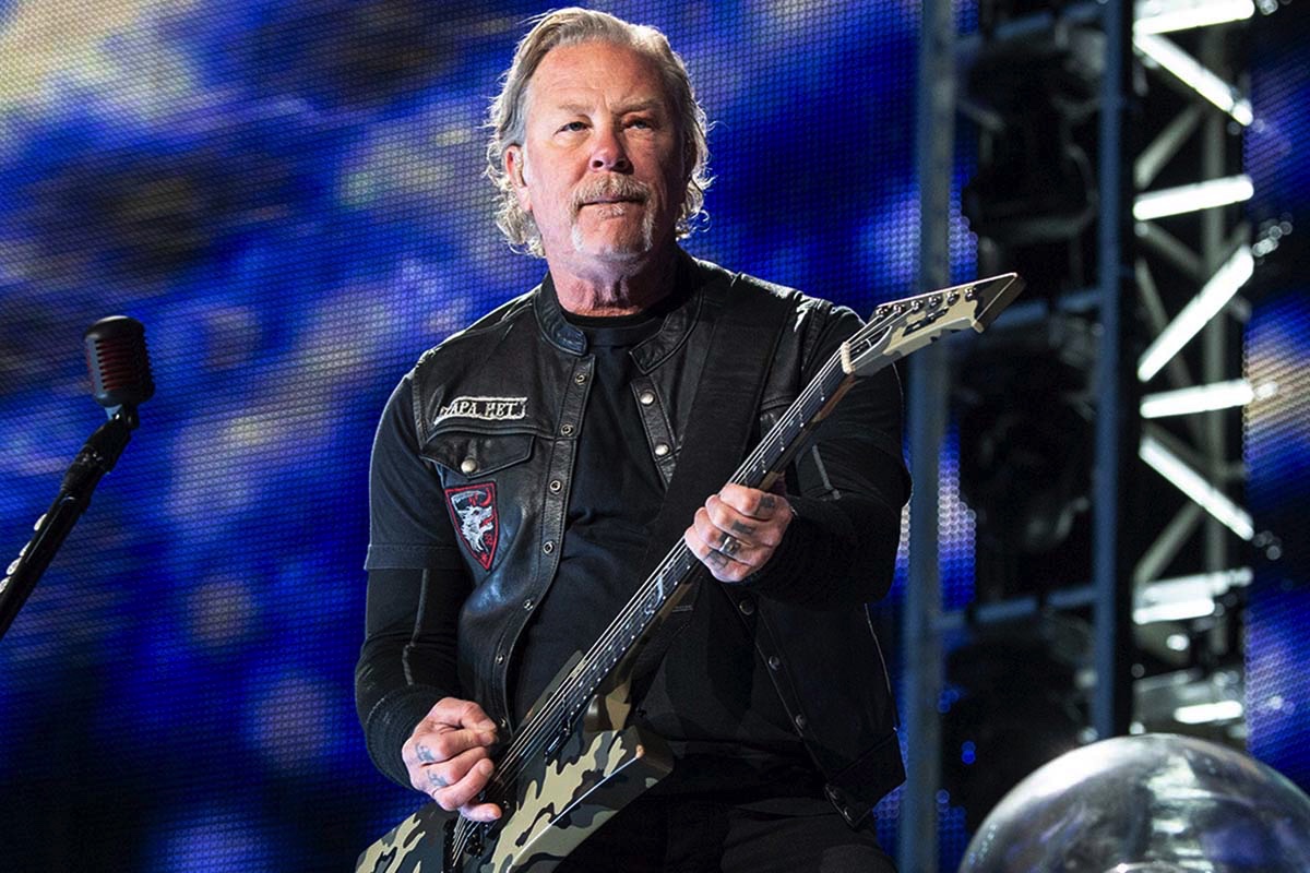 Metallica frontman James Hetfield who isn'