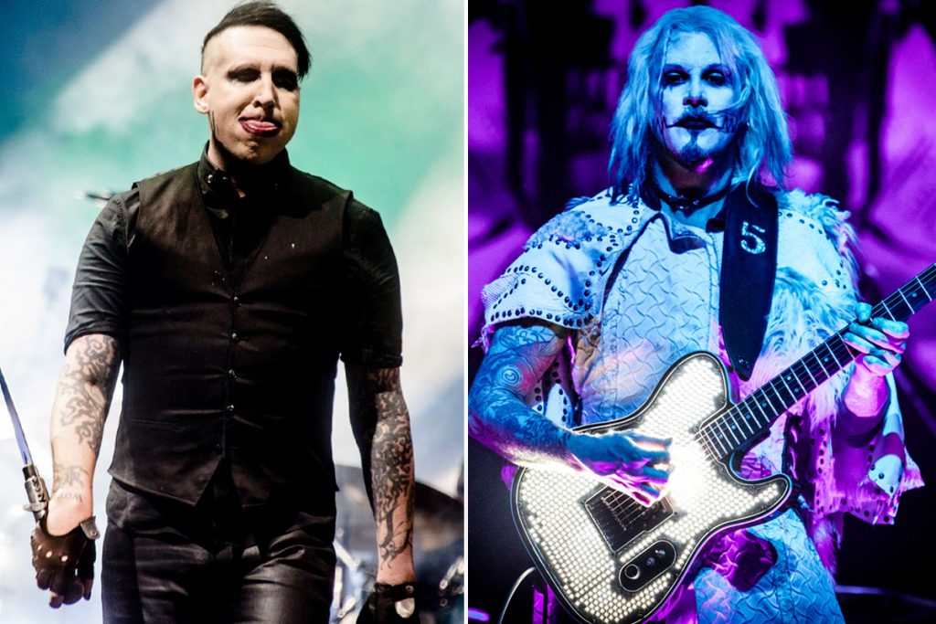 The Onstage Feud Between John 5 And Marilyn Manson That Almost Ended In ...