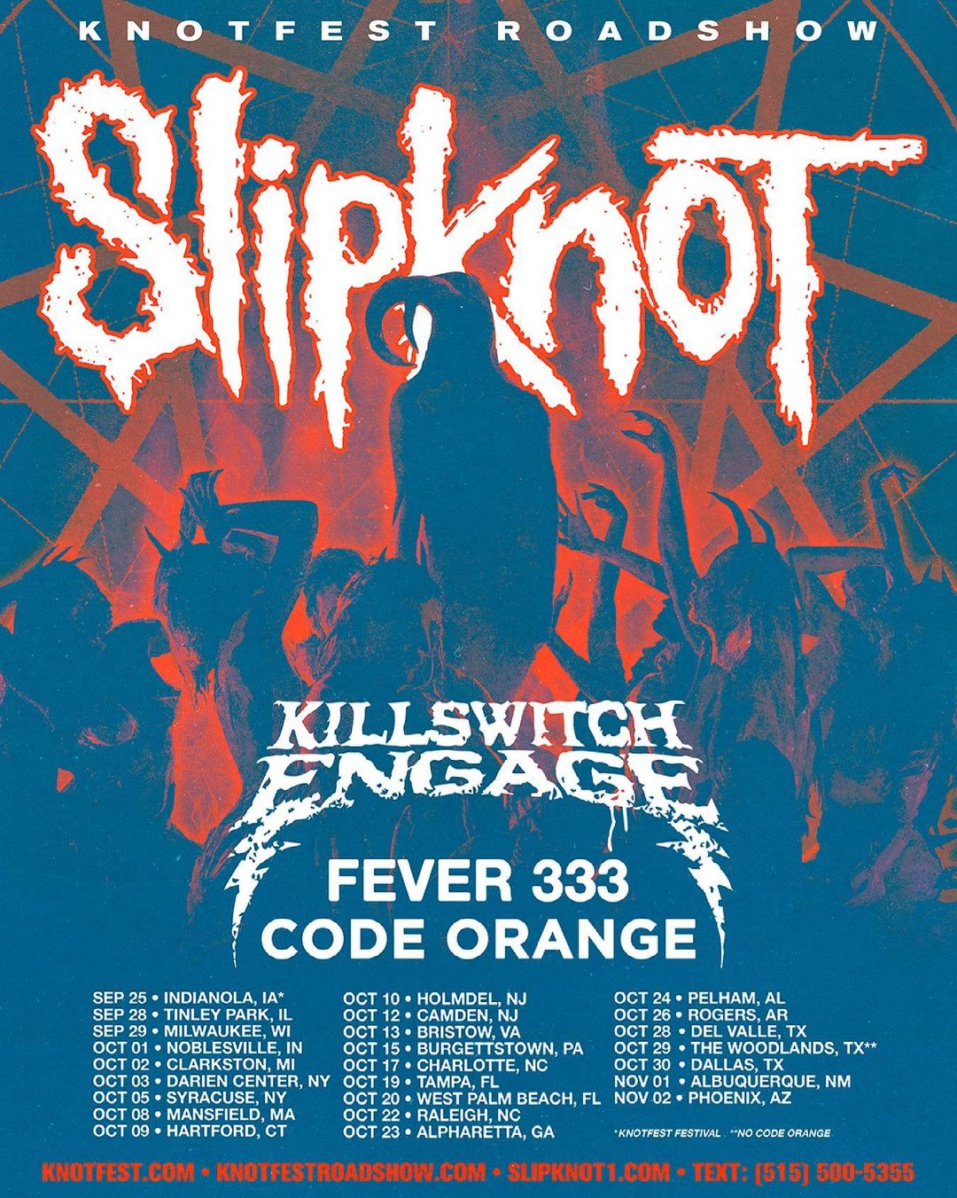 slipknot tour america