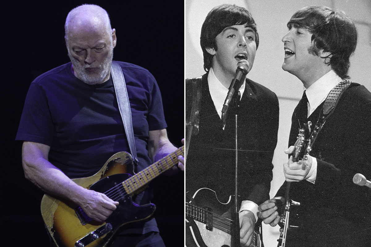 The Beatles Song David Gilmour Played John Lennon's Guitar Parts - Rock  Celebrities