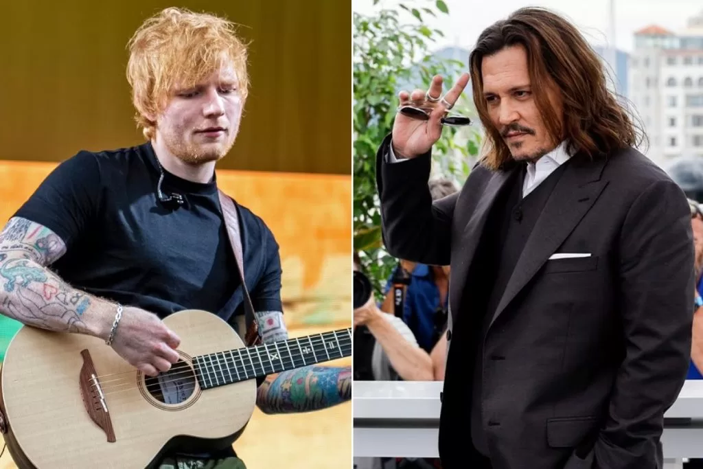 Ed Sheeran Receives Backlash For Hanging Out With Johnny Depp