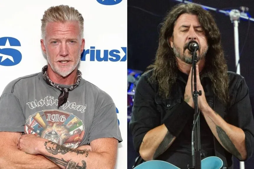 Josh Homme and Dave Grohl