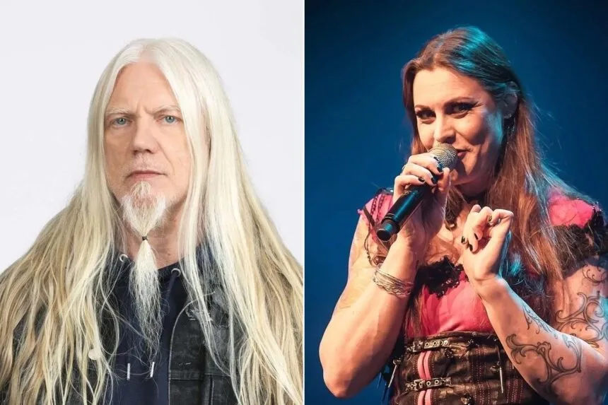 Marko Hietala and Floor Jansen