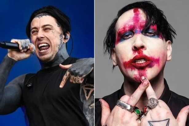 Ronnie Radke and Marilyn Manson