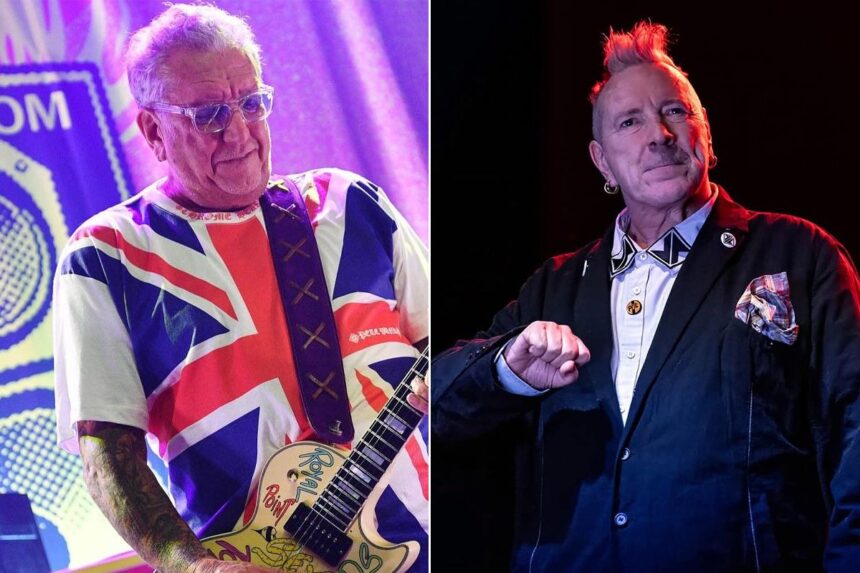 Steve Jones and John Lydon